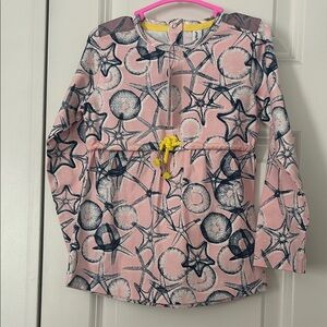 Pink Starfish Kids Swim Cover-Up